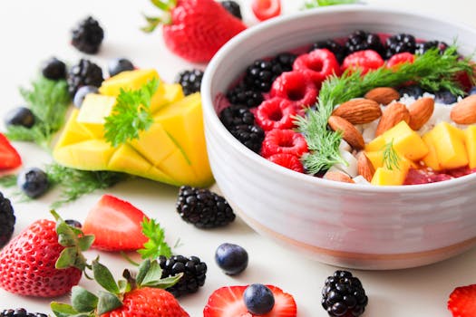 colorful vegan breakfast bowl